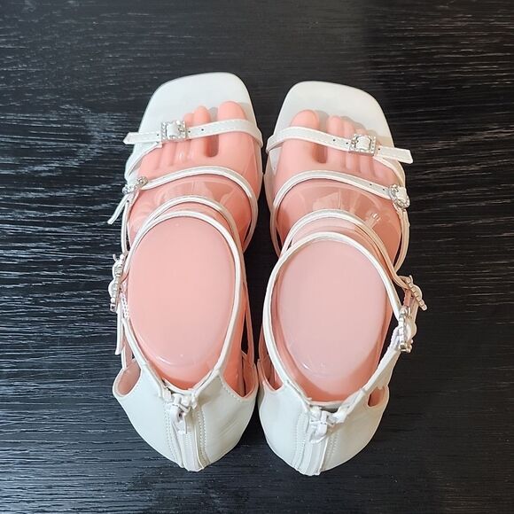 BRAND NEW STEVE MADDEN GIRL'S BONE JTARLY HEELS SANDAL G1 - Picture 8 of 16